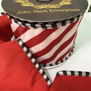 Jm Red White Stripped